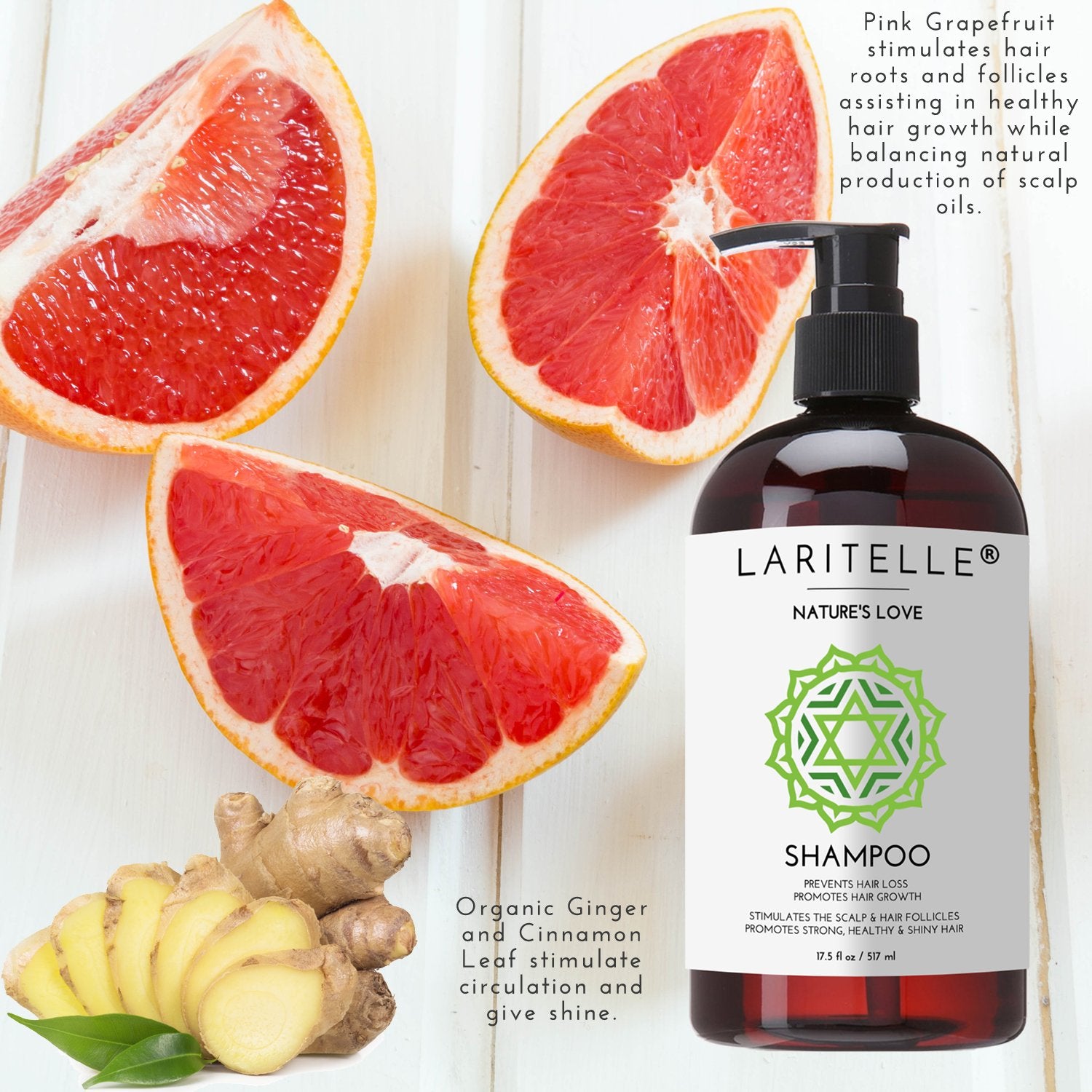 Laritelle packaging uses recyclable BPA-free plastic to reduce environmental footprint.