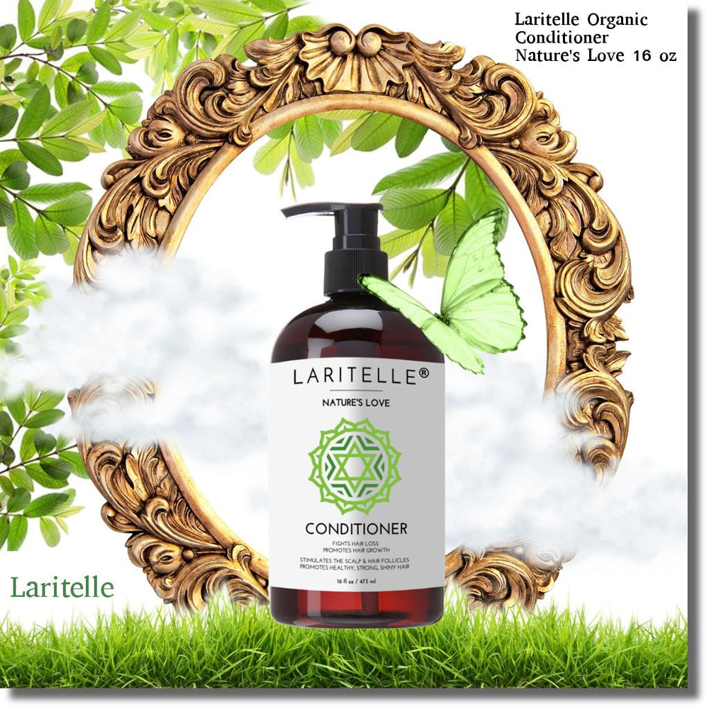 Laritelle Nature's Love set on wood surface inviting a spa-like ritual.