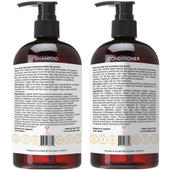 Laritelle shampoo bottle close-up emphasizing gentle cleansing