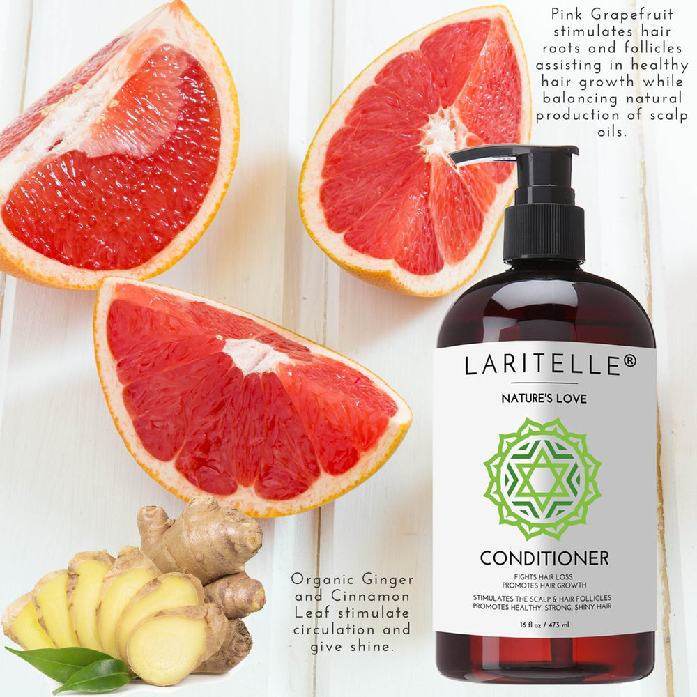 Laritelle soft hair after conditioning showing shine and manageability