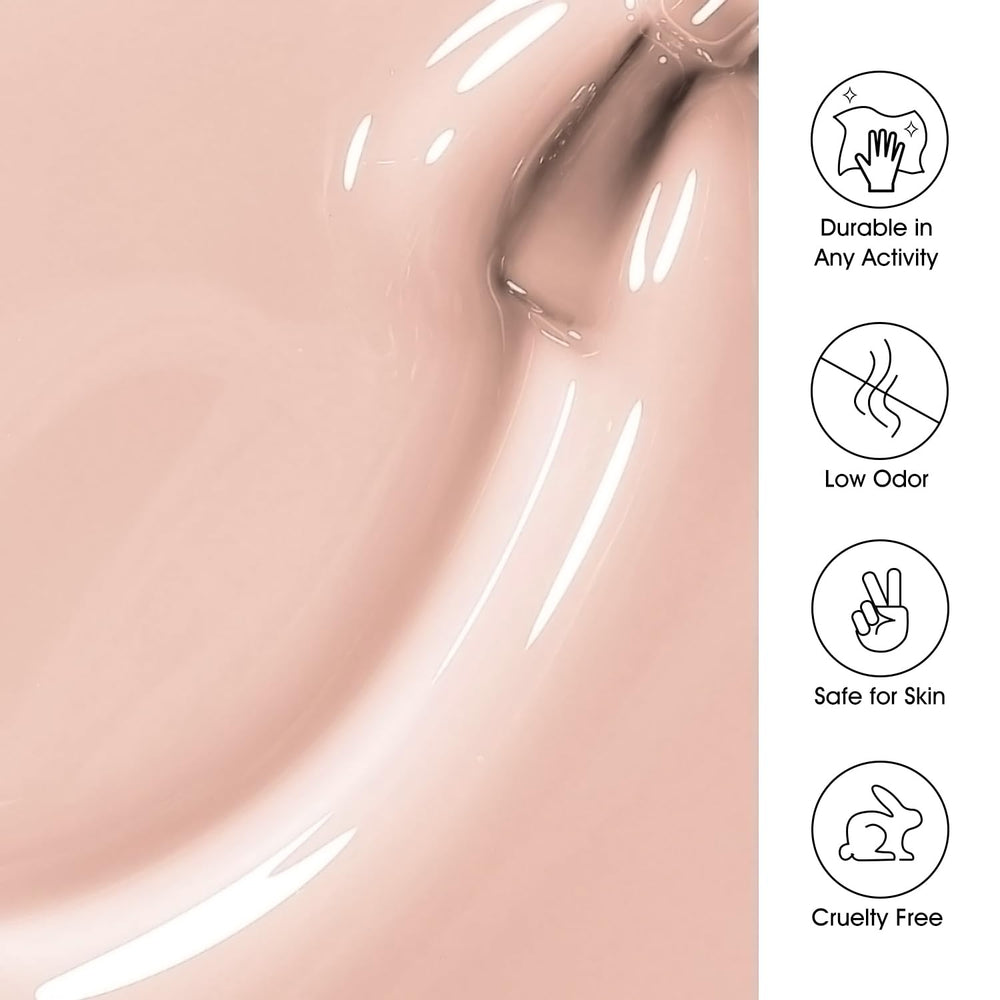 Larvall Beautpal packaging and top coat guidance in kit.