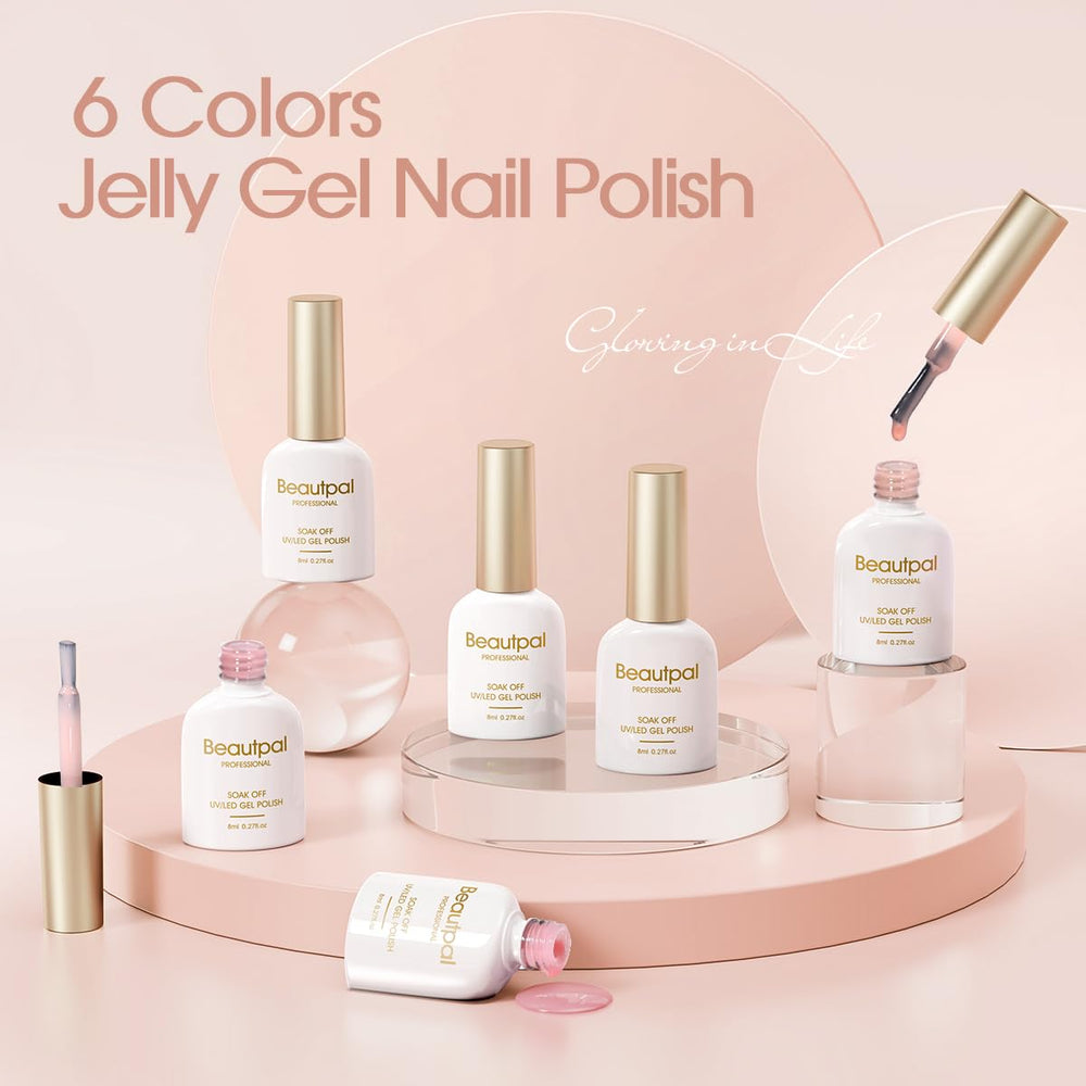 Larvall Beautpal gel polish curing under UV lamp safely.