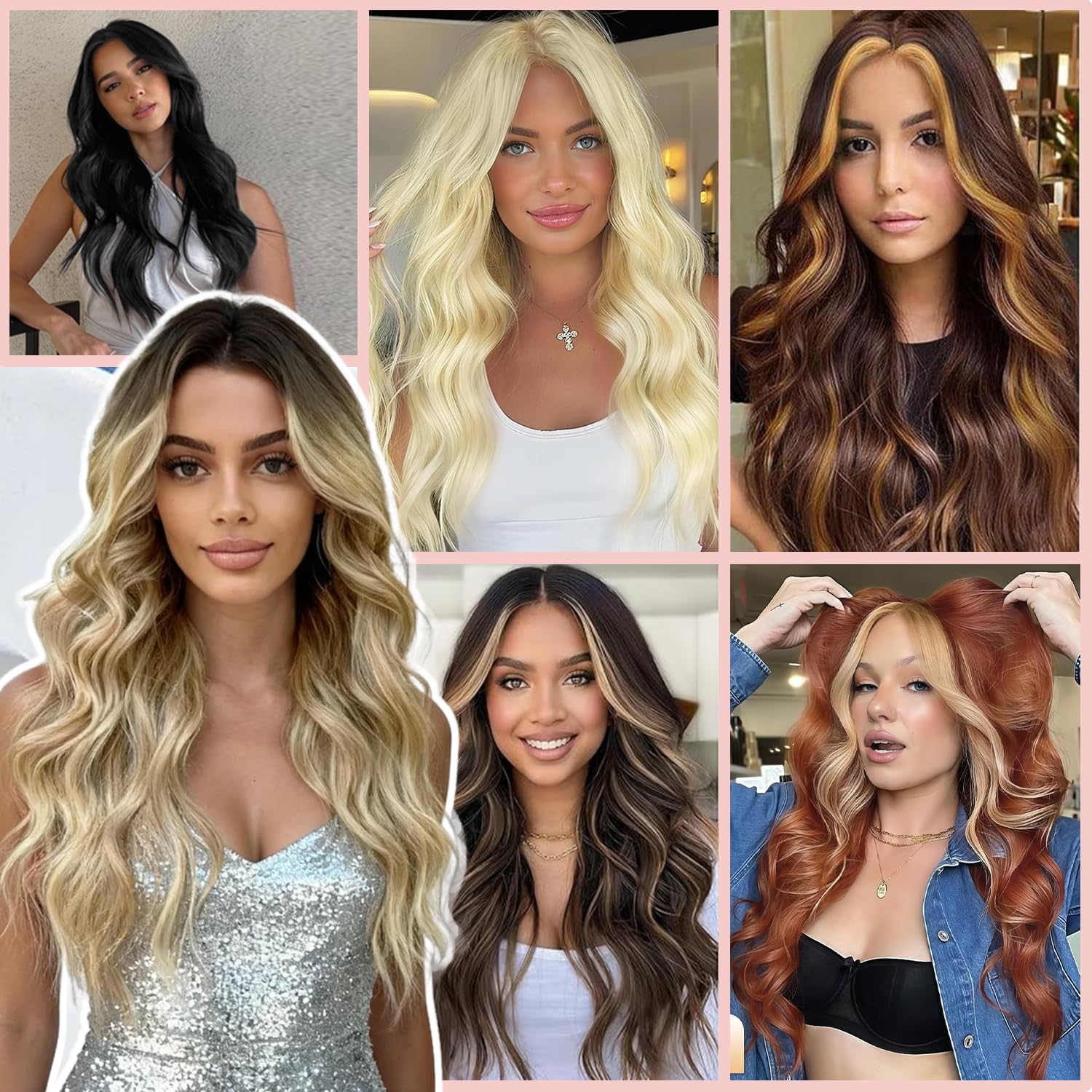 Lasescuch 26-inch wig ready for parties and everyday glamour.