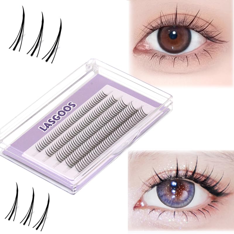 LASGOOS volume lashes 200pcs for a fuller, dramatic lash effect.