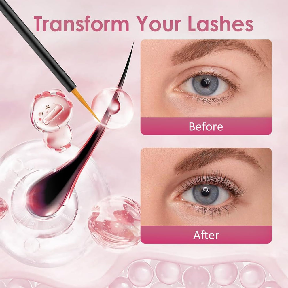 Close-up of Lash by Maya Serum applicator brush for precise application to lashes.