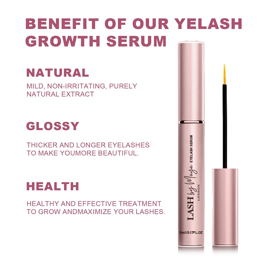 LASH by Maya Serum tube cap showcasing premium packaging and quality.