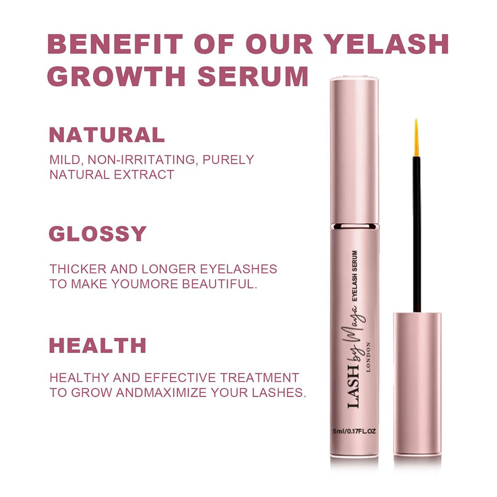LASH by Maya Serum tube cap showcasing premium packaging and quality.
