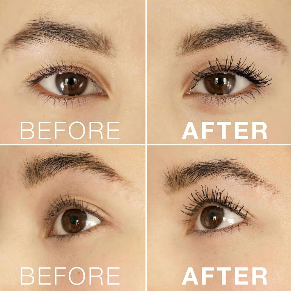 LashFood complete lash look with long feathered lashes and soft finish.