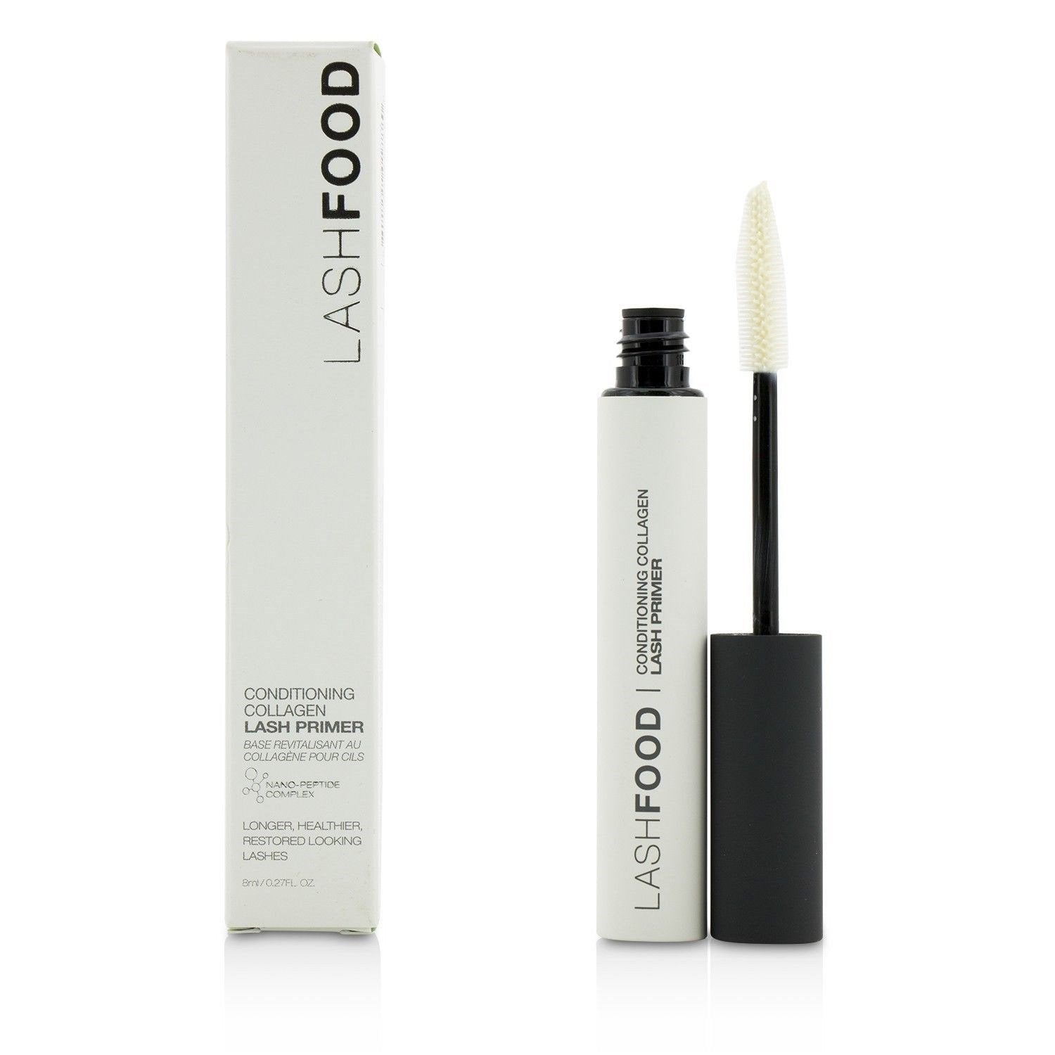 LashFood conditioning collagen fiber primer wand for lift and subtle volume