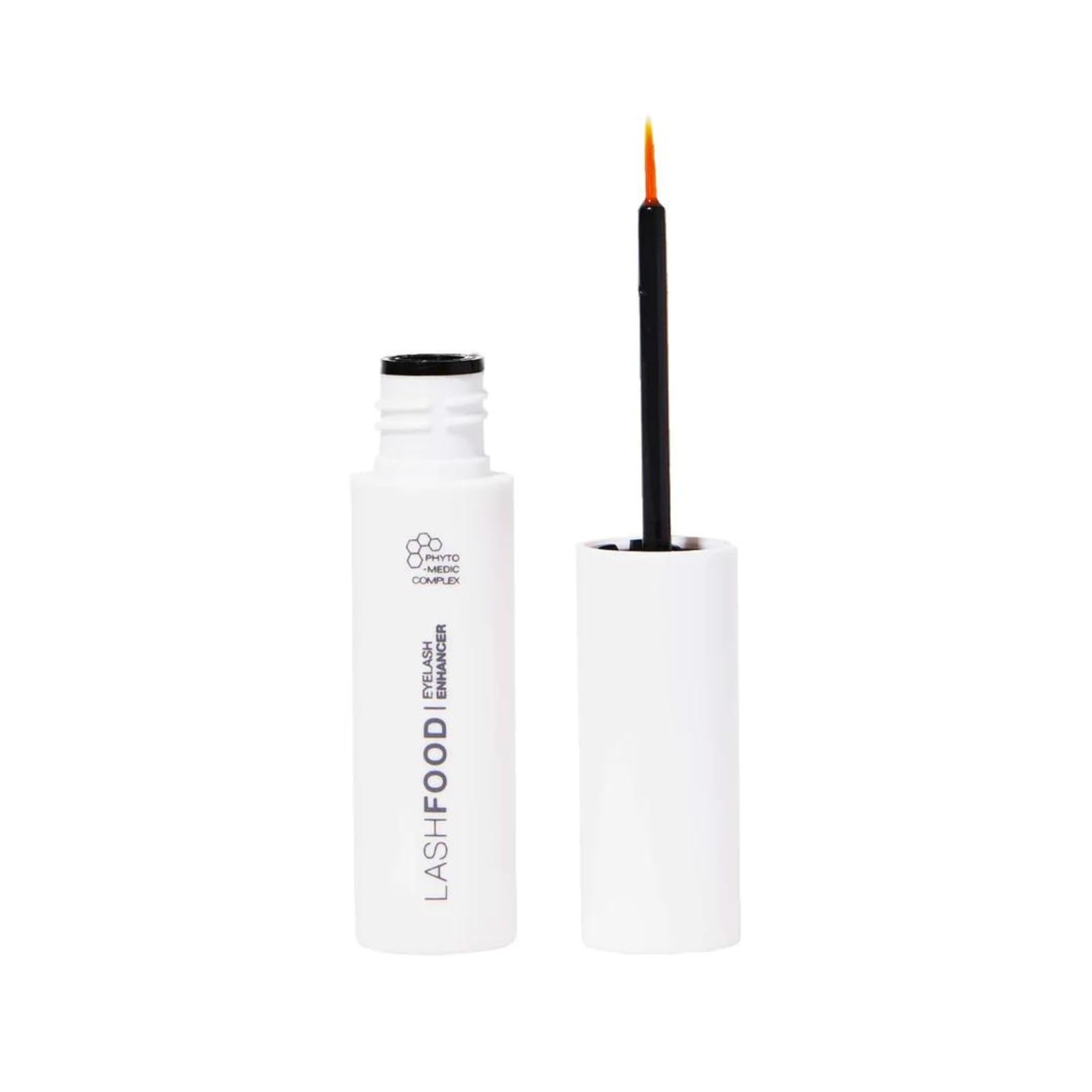 LashFood applicator brush applying Phyto-Medic Complex precisely along the lash line