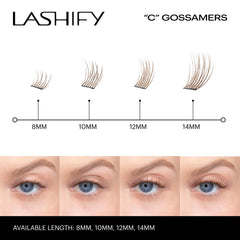 Lashify Curl 10mm Gossamer doe-eyed curl highlights natural enhancement
