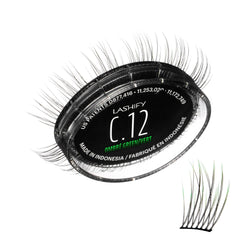 Lashify Curl 12mm Gossamer refill in Ombre Green for subtle color enhancement