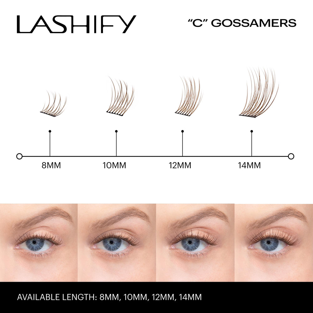 Packaging shot highlights 12 lashes per cartridge for long-lasting wear.