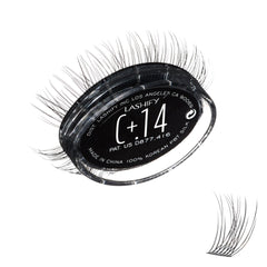 Lashify Curl Plus+ 14mm Black gossamer lashes for a natural lift