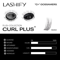 Lashify Curl Plus+ 16mm Gossamer top lid removal step for clean handling