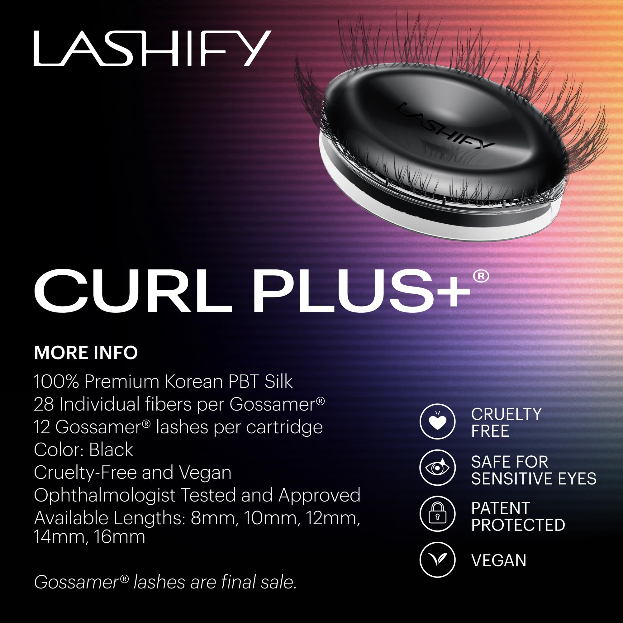Korean PBT Silk Lashify Gossamer material premium quality