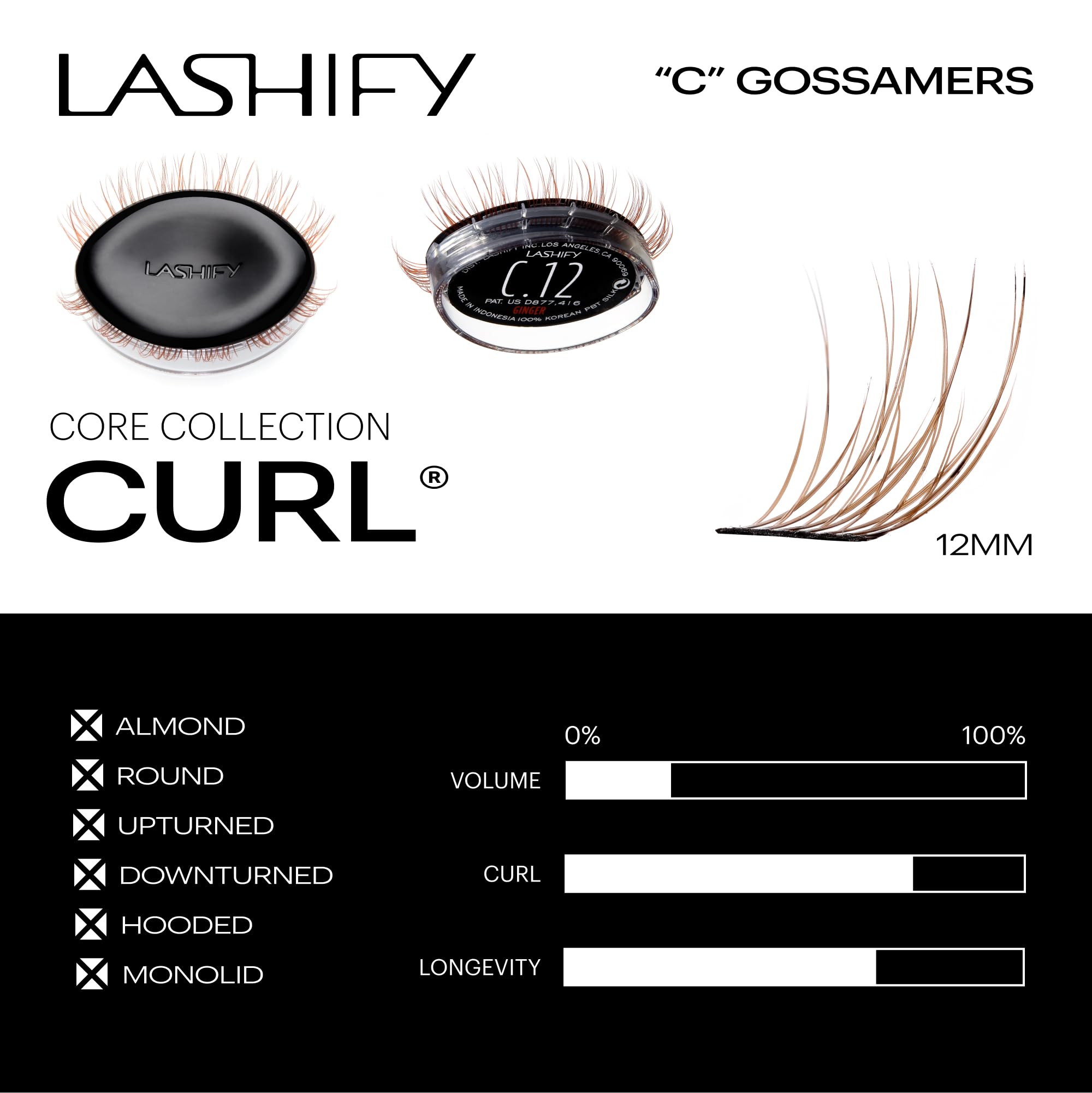 Lashify Fuse Control Wand in use for precise lash application