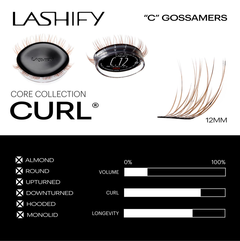 Lashify Fuse Control Wand in use for precise lash application