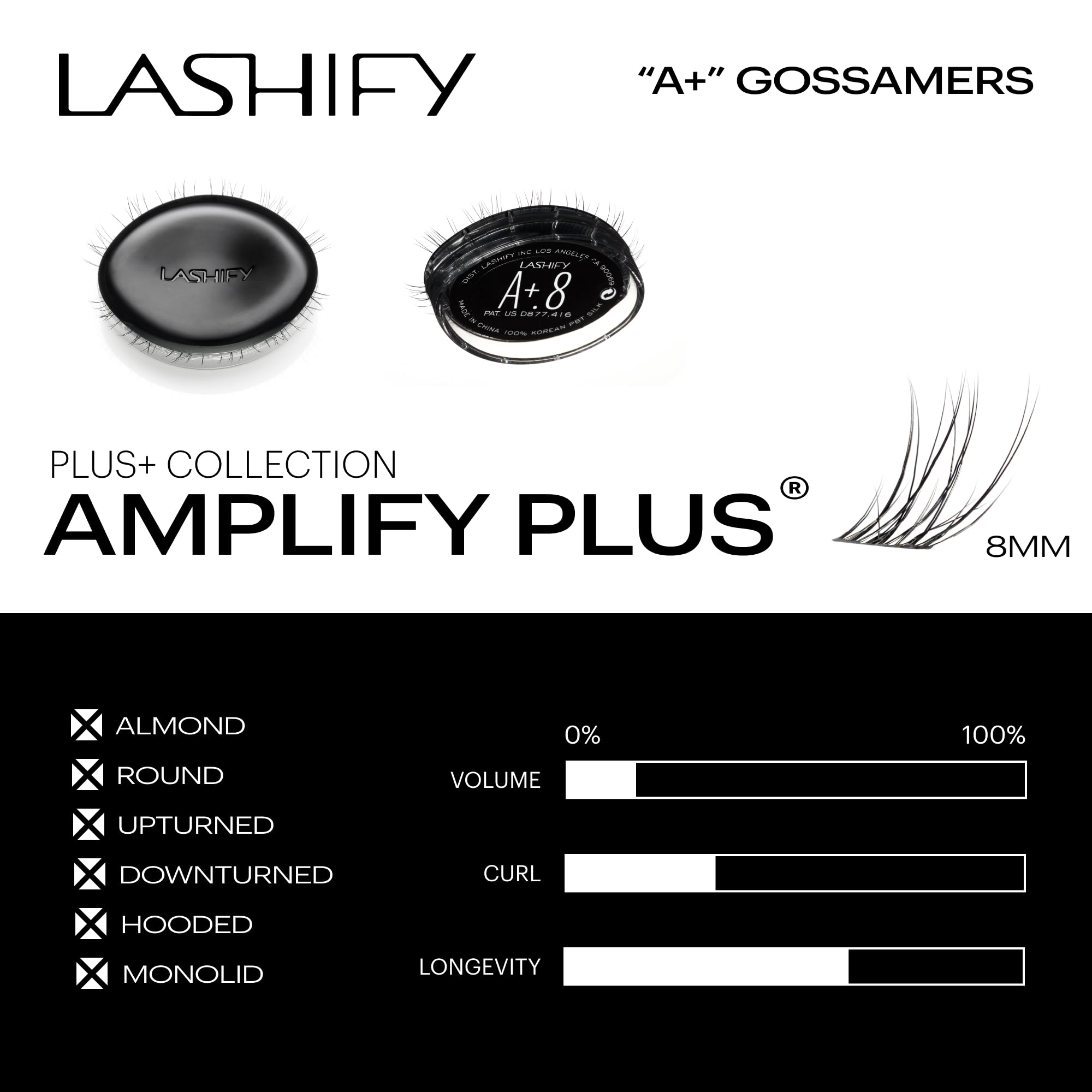 Lashify Fuse ControlWand in use for precise lash placement