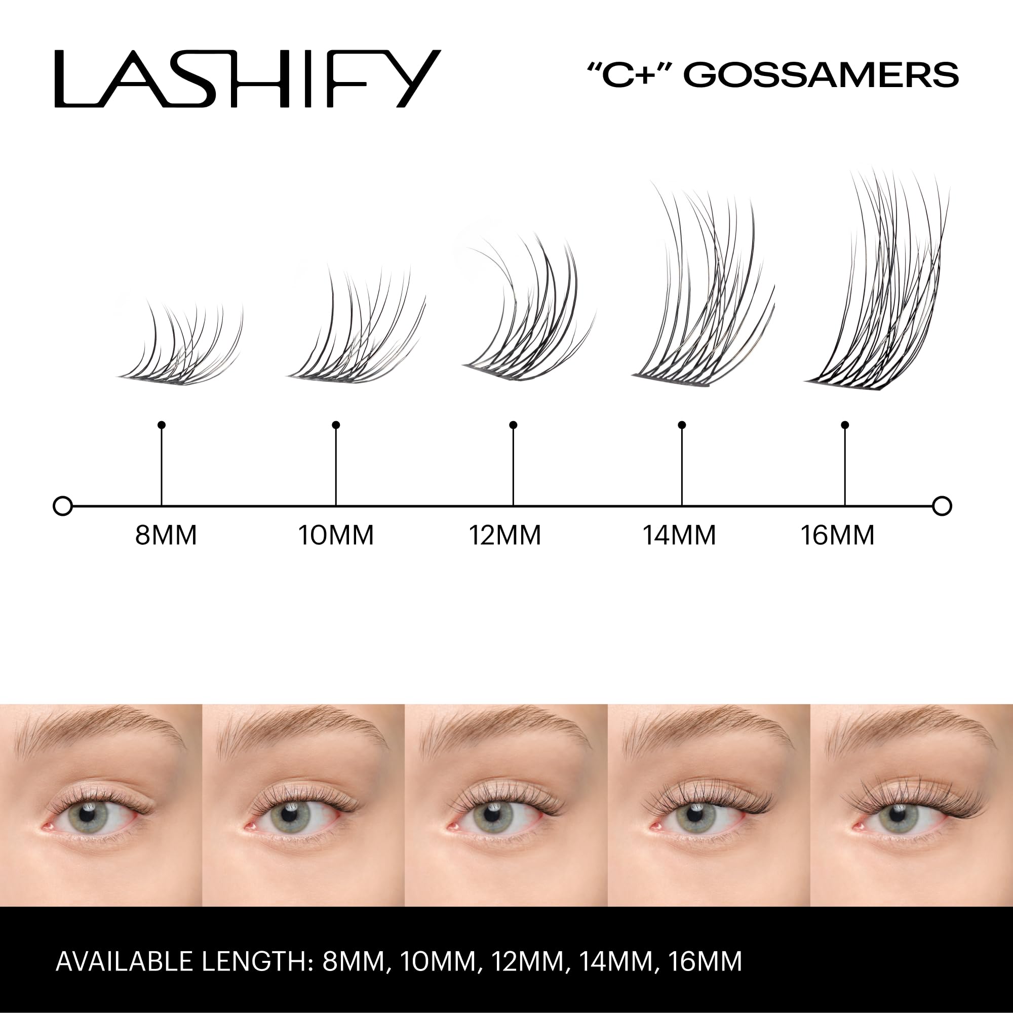 Lashify Fuse ControlWand usage with Curl Plus+ for precise placement
