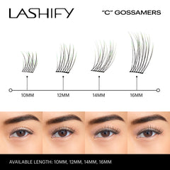 Lashify Gossamer Ombre Green bundle highlights color pop for dimension.