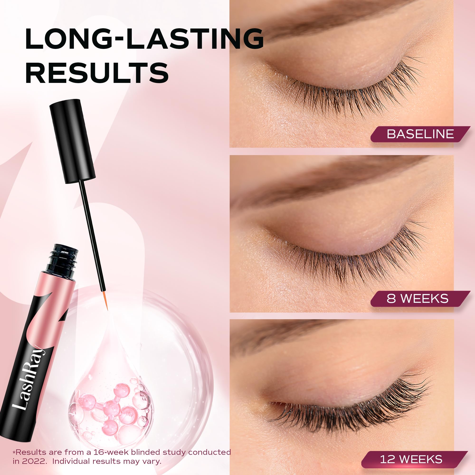LashRay natural chamomile extract for soothing lash-area care