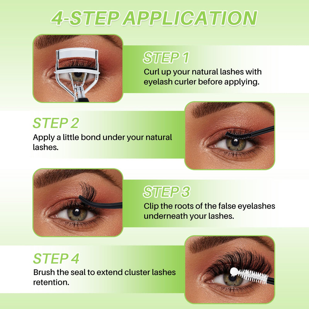 Precision lash tweezers for accurate cluster placement