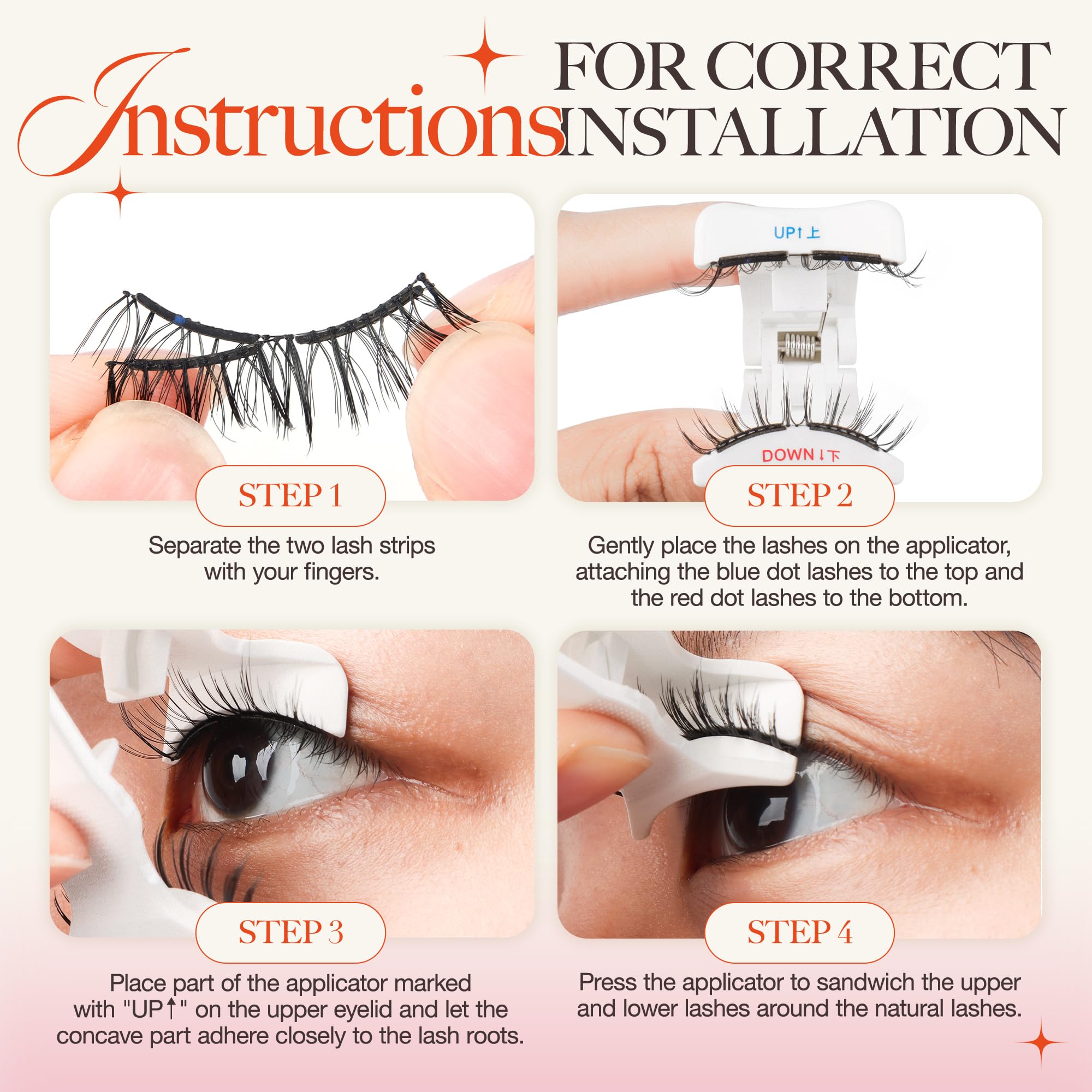 LASHVIEW Aurora packaging and lashes for easy storage.