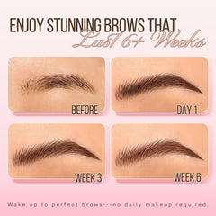 Lashview Brow Color Kit mixing process for salon-quality at home.