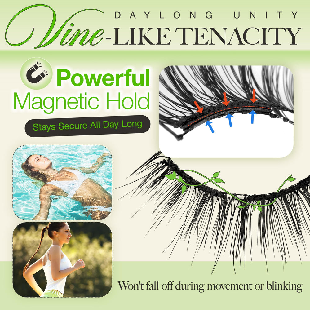 LASHVIEW built-in magnets offer easy removal without glue residue.