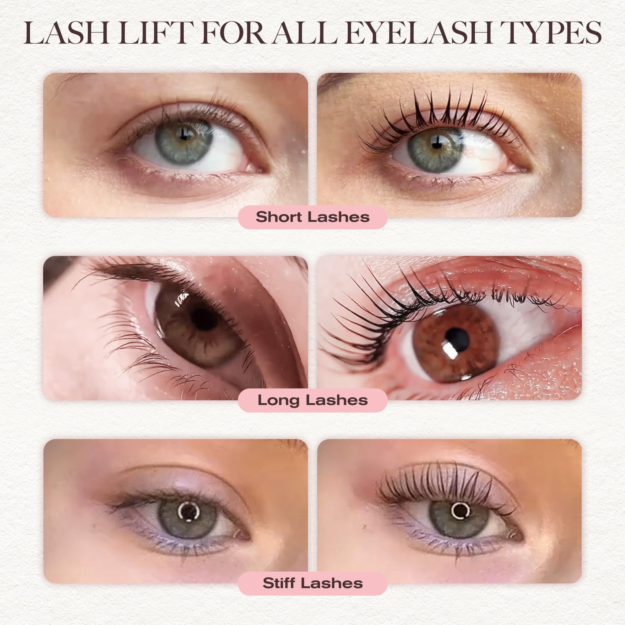LASHVIEW Lash Lift Kit long lasting curl through weeks of wear