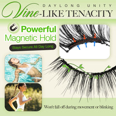 LASHVIEW lashes on eye deliver natural, comfortable enhancement.