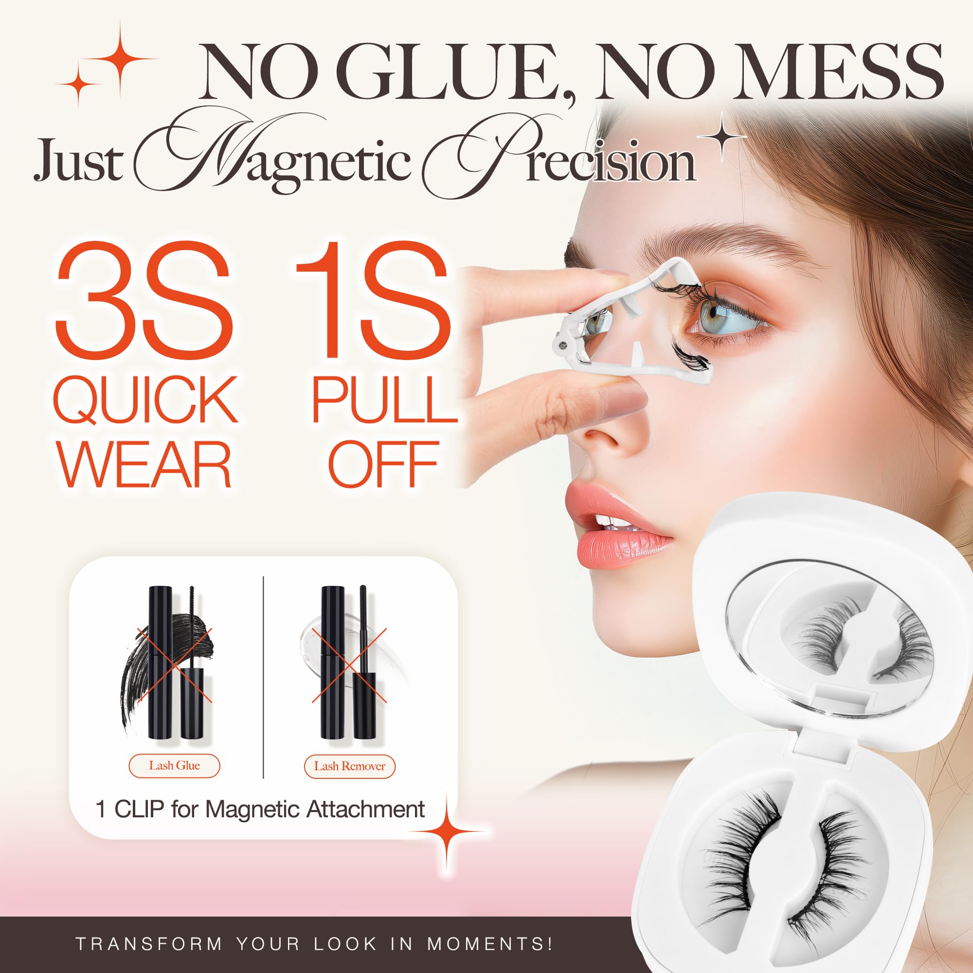 LASHVIEW no-glue-needed lashes simplify busy morning routines