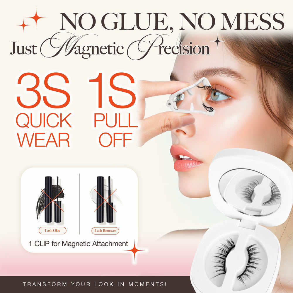 LASHVIEW no-glue-needed lashes simplify busy morning routines