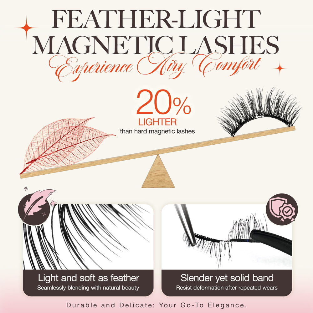 LASHVIEW no-glue-needed magnetic lashes simplify daily wear and removal.