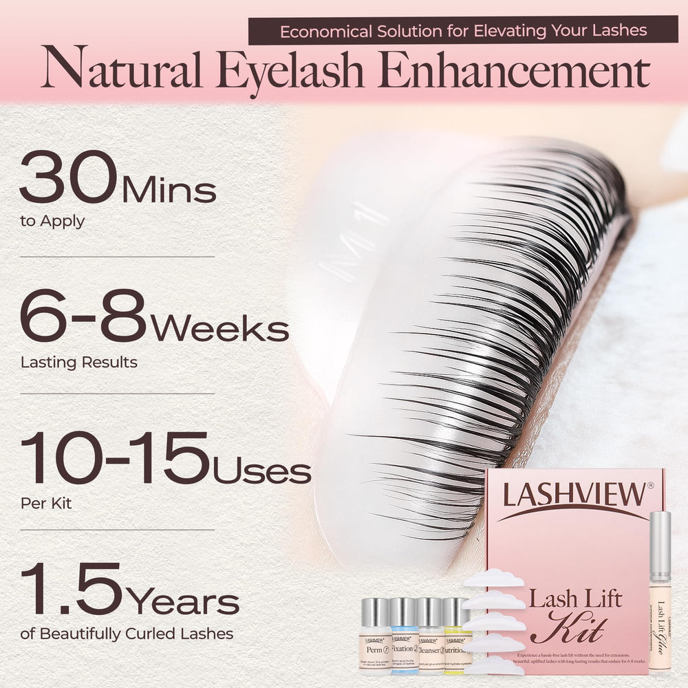 LashView silicone pads in various sizes for customizable curls.