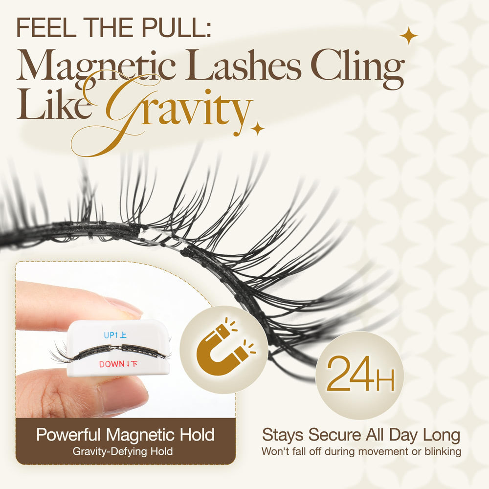 LASHVIEW soft magnets provide a comfortable fit for long wear