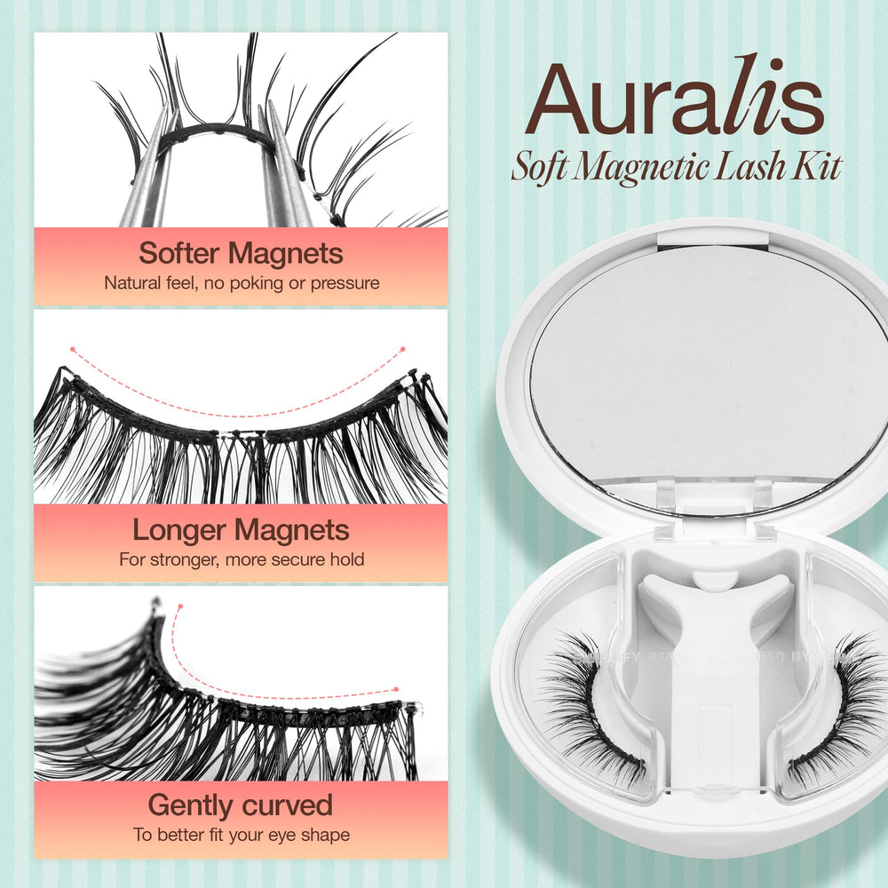 LashVIEW ultra-thin magnets close-up for barely-there hold.