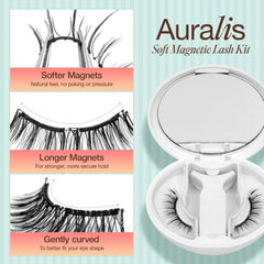 LashVIEW ultra-thin magnets close-up for barely-there hold.
