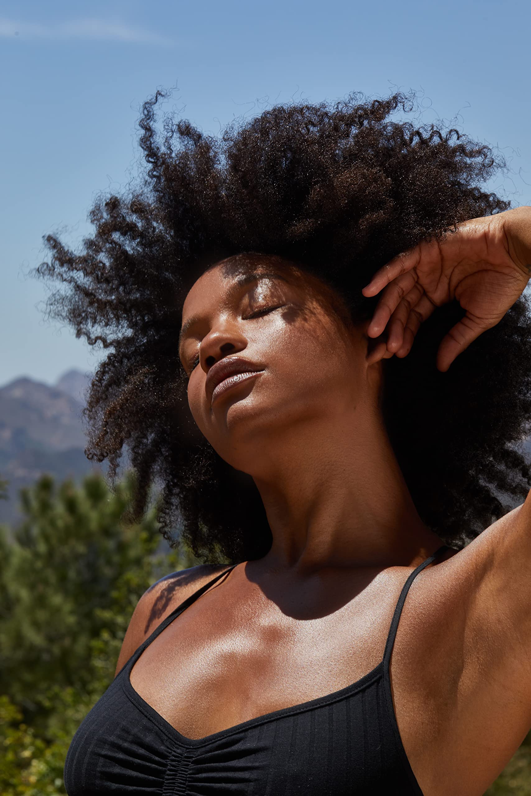 LATHER daily body care routine with lavender products.