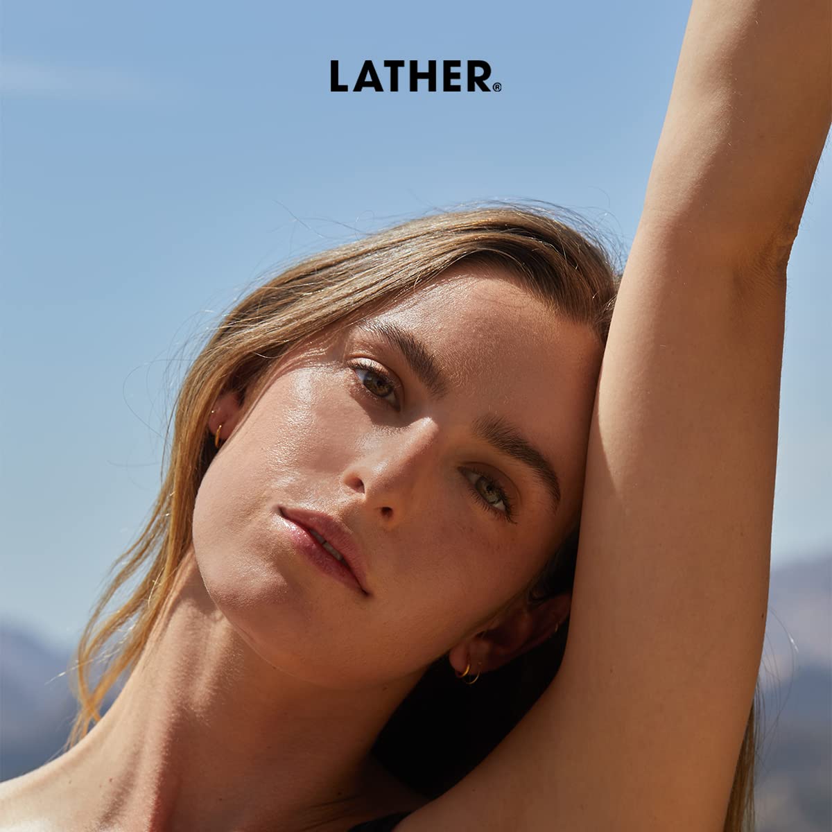 LATHER Eye Gel peptides texture close-up with lightweight hydration