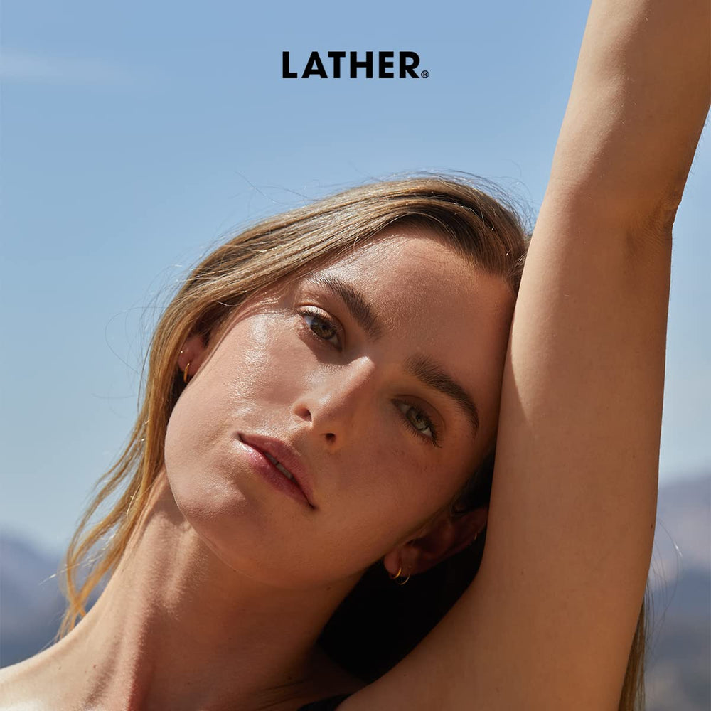 LATHER Eye Gel peptides texture close-up with lightweight hydration