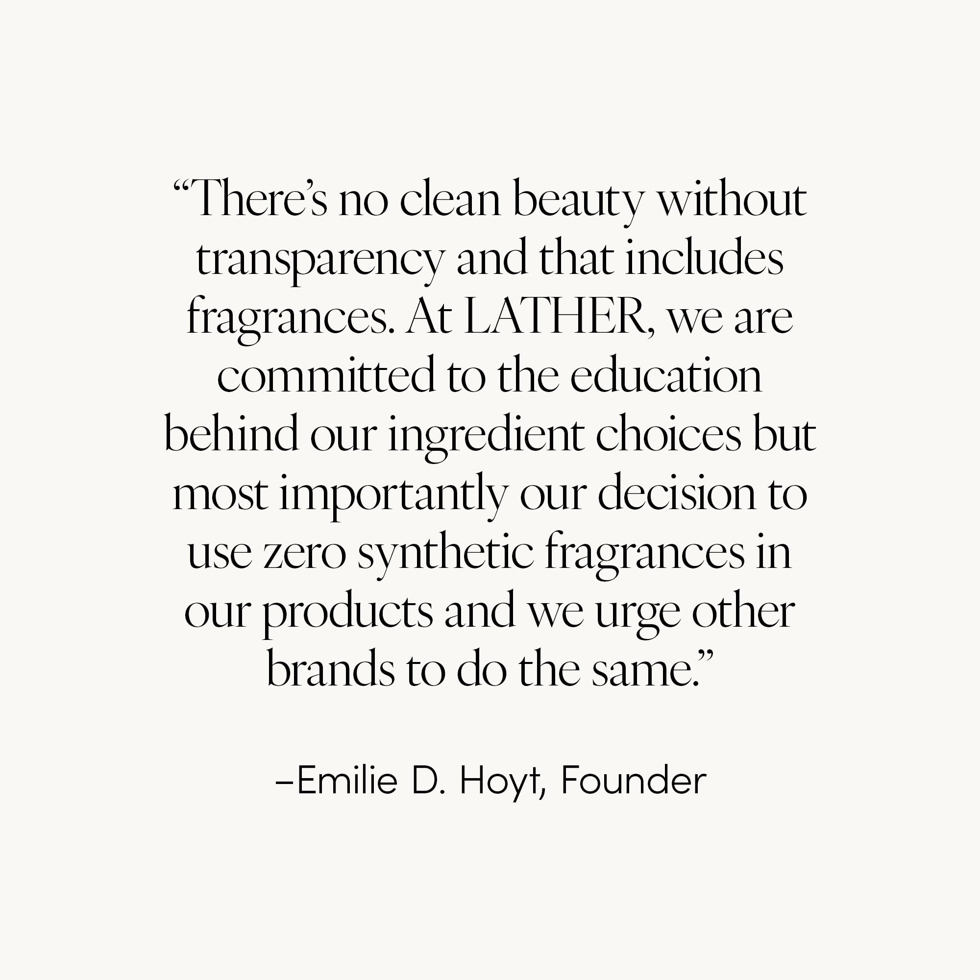LATHER Yuzu Bergamot Crème Rinse vegan cruelty-free logo signals ethical beauty choice.