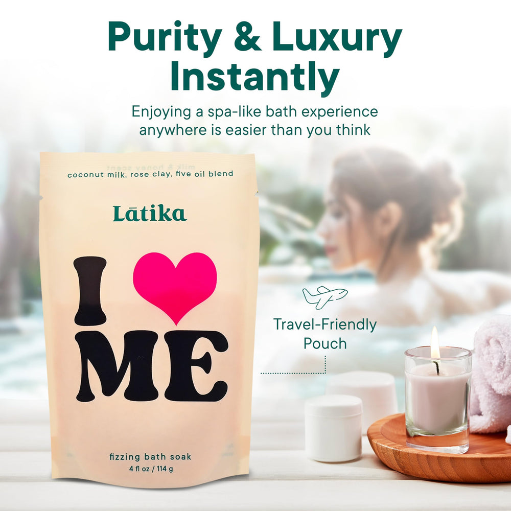 Latika I Heart Me self-care ritual enhances daily wellbeing.