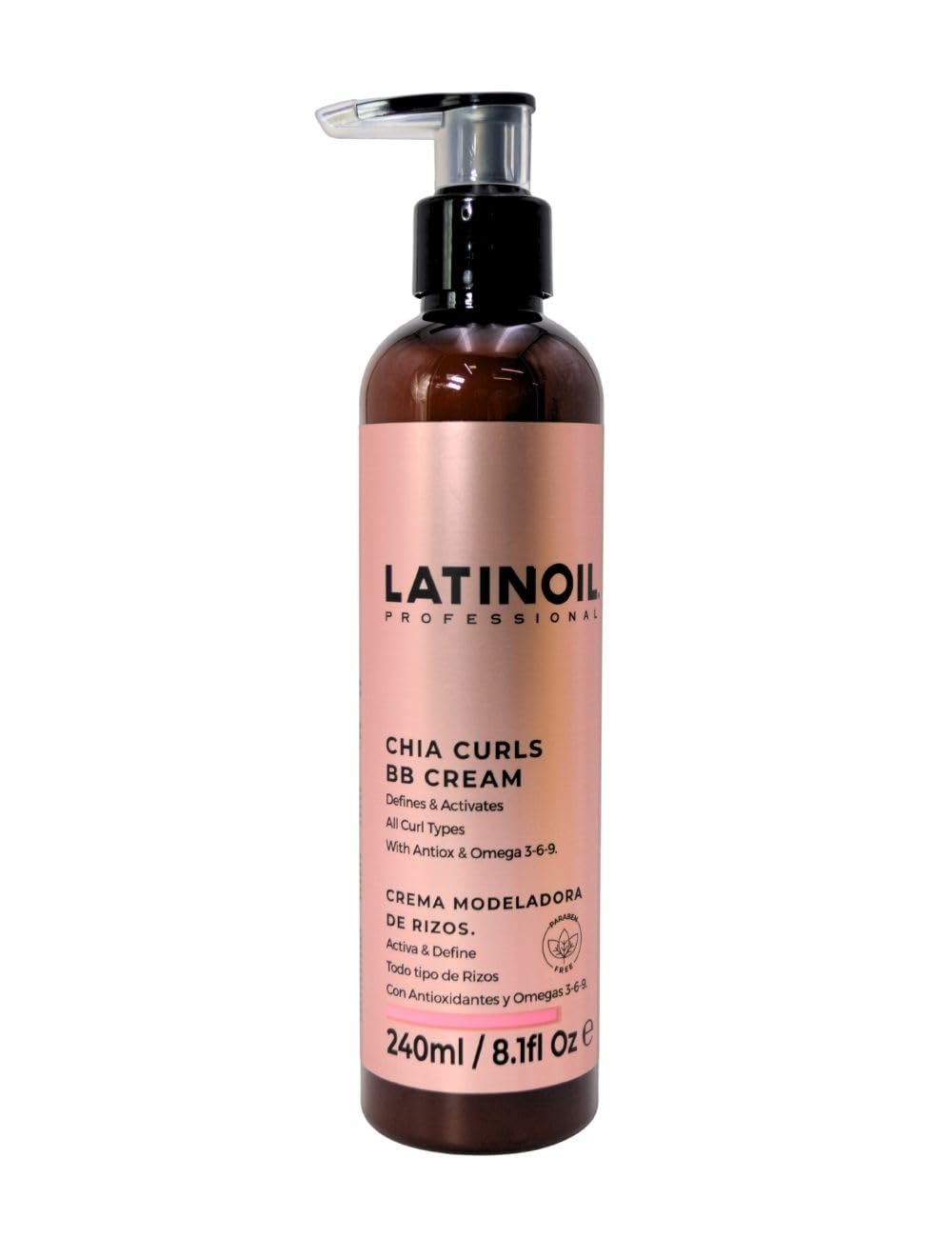 Latinoil Curl Defining Cream hands applying to curls for smooth waves