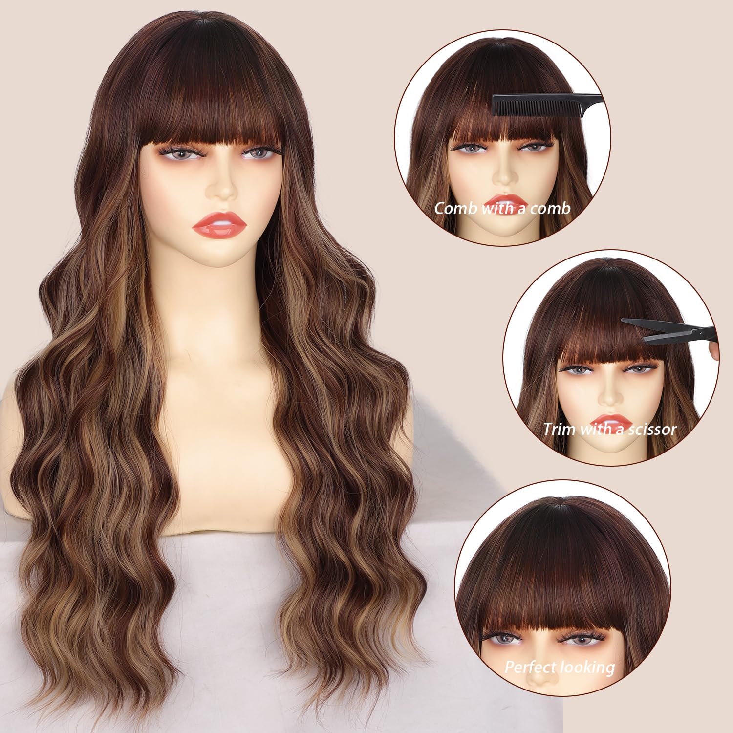Lativ breathable mesh wig cap for comfortable all-day wear.