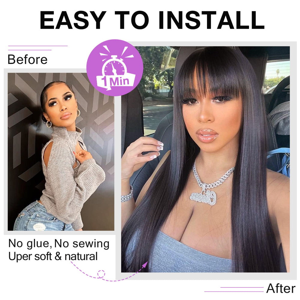 Lativ dyed-ready wig 16-inch, 150% density for color trials.