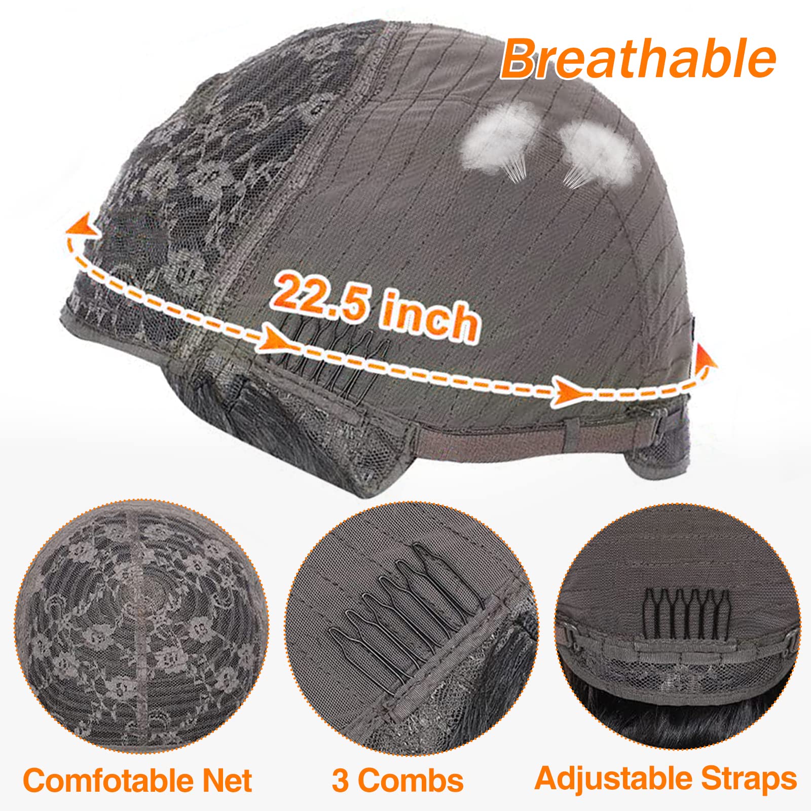 Lativ glueless wig ready for daily wear, quick put-on and go.