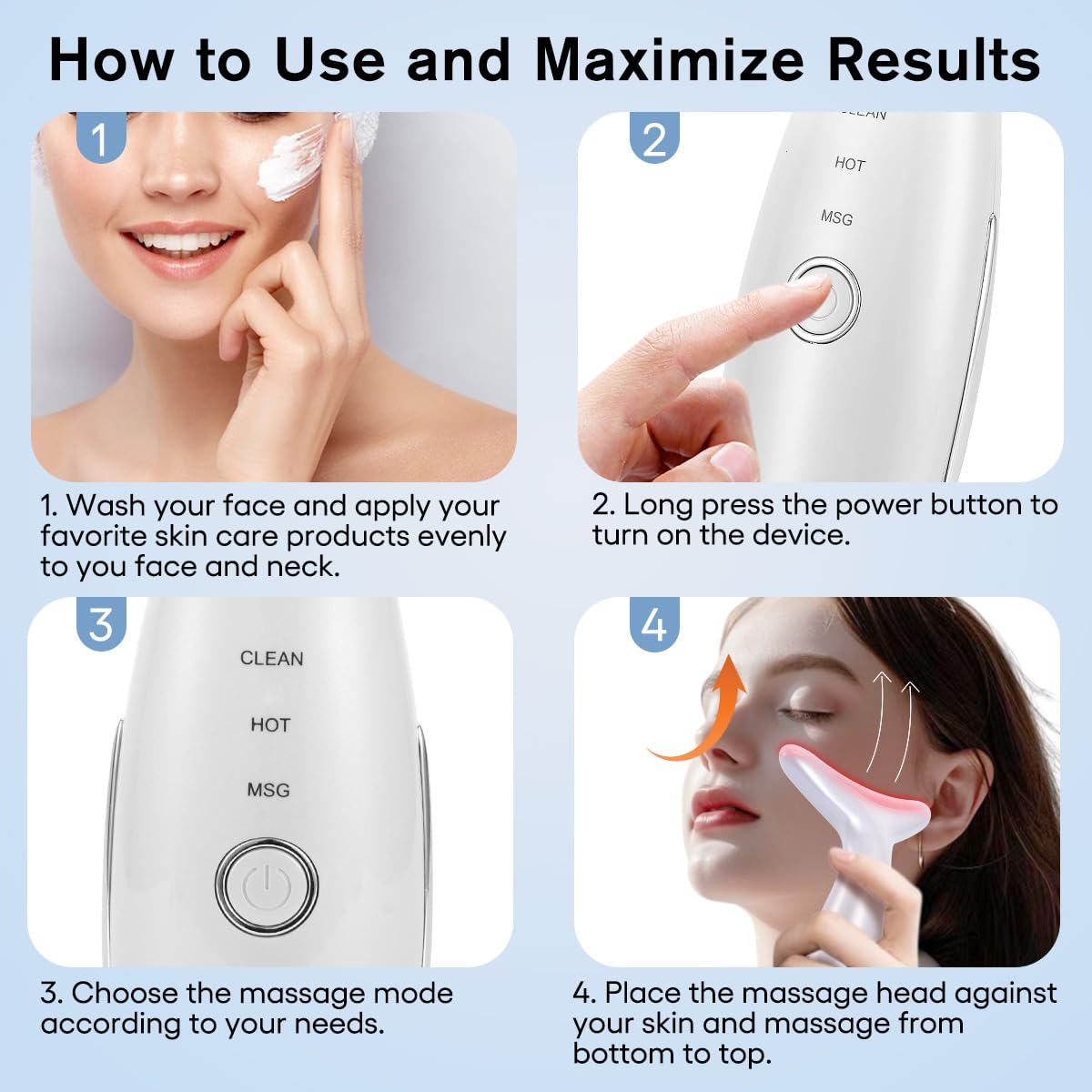 LATME compact lightweight ergonomic device fits facial contours for soothing sessions.