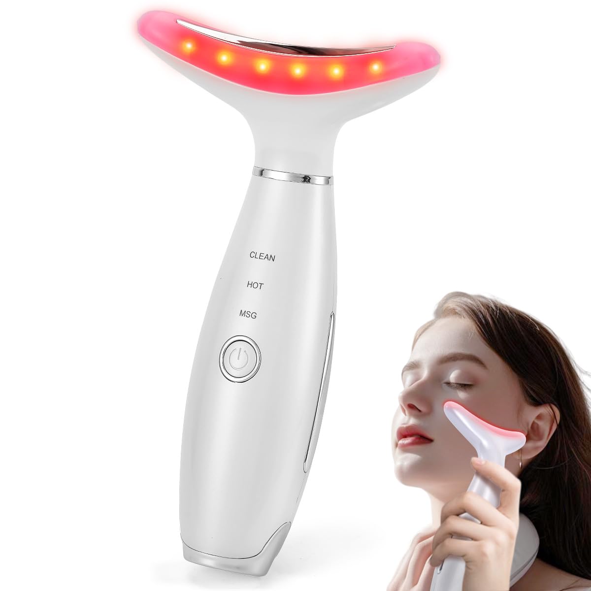 LATME facial massager front view for at-home relaxation and smooth skin routine.